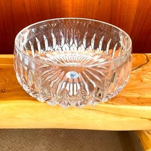 Vintage (80’) Althea Gorham Germany West Mikasa Heavy Full Lead Crystal Bowl
